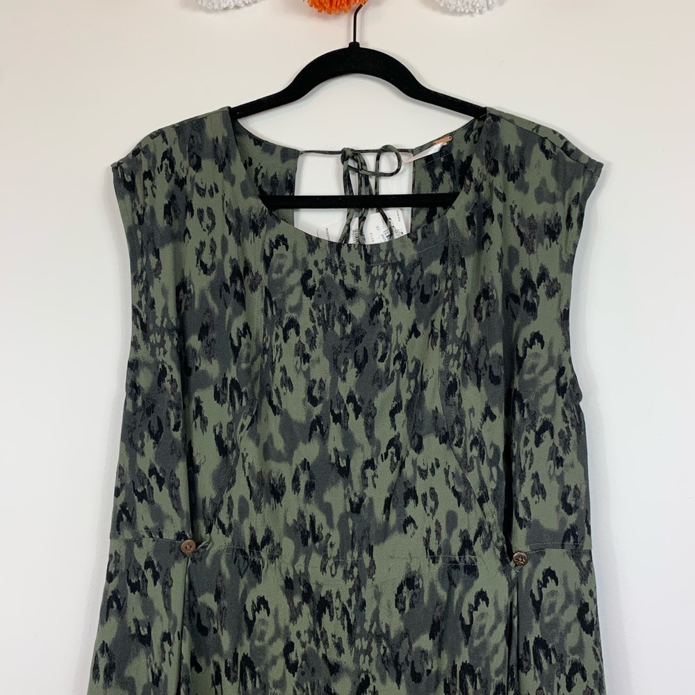 NWT Free People Fake Love Camo Mini Dress Small - Picture 4 of 11